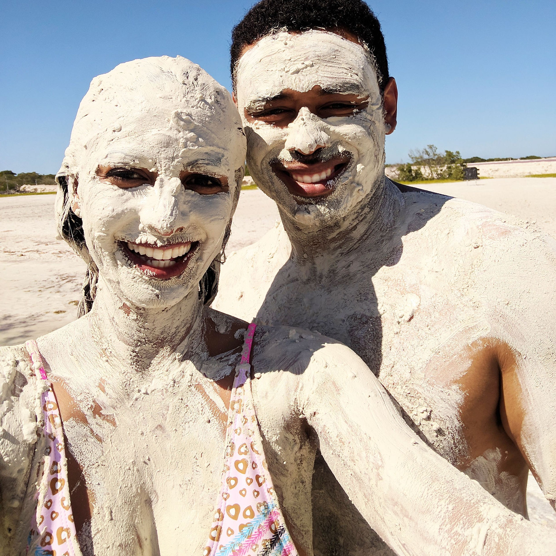 Mayan Mud Bath in Río Lagartos, Las Coloradas.