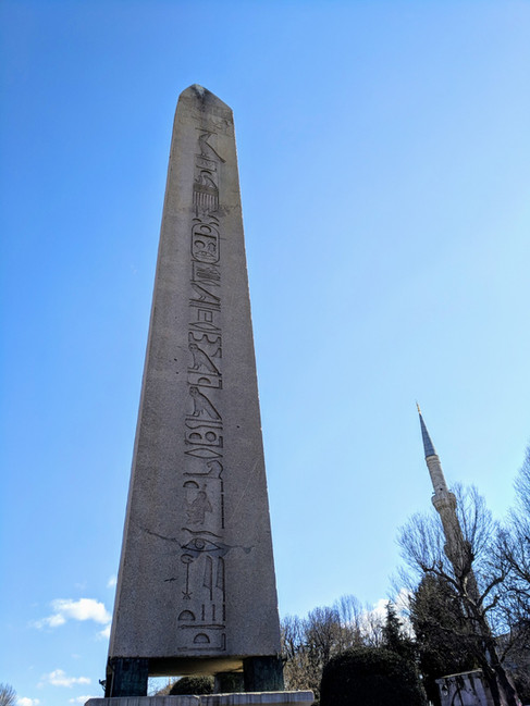 The Ancient Egyptian Obelisk of Pharaoh Thutmose III