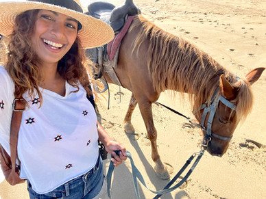 Horseback ridding at Encuento Beach, Cabarete, Dominican Republic. Things to do in Cabarete. 