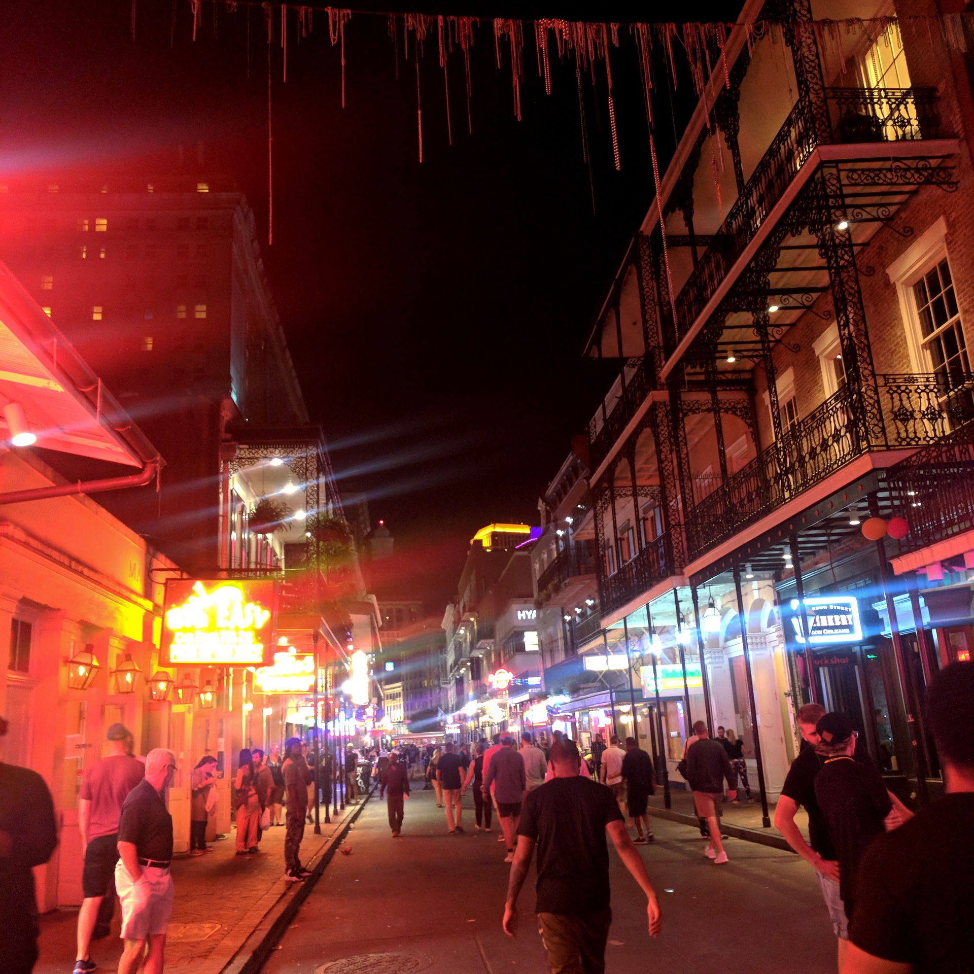 Nightlife in New Orleans.