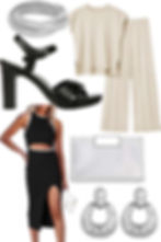 Coord sets and accessories for women. What to wear to a Las Vegas Show.