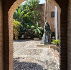 Courtyard in La Zona Colonial Museum of Royal Houses