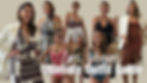 Collage of smiling woman modeling six stylish outfits; text reads Las Vegas Ultimate Outfit Guide on a beige background.
