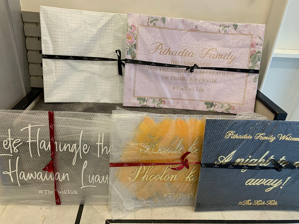 Thumbnail: Wedding Signage