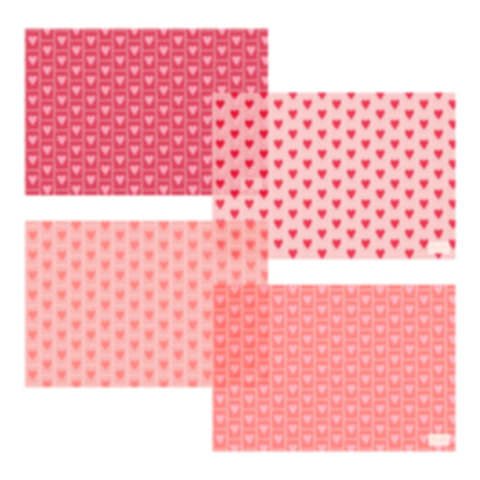 Vellum Heart Wrapping Paper