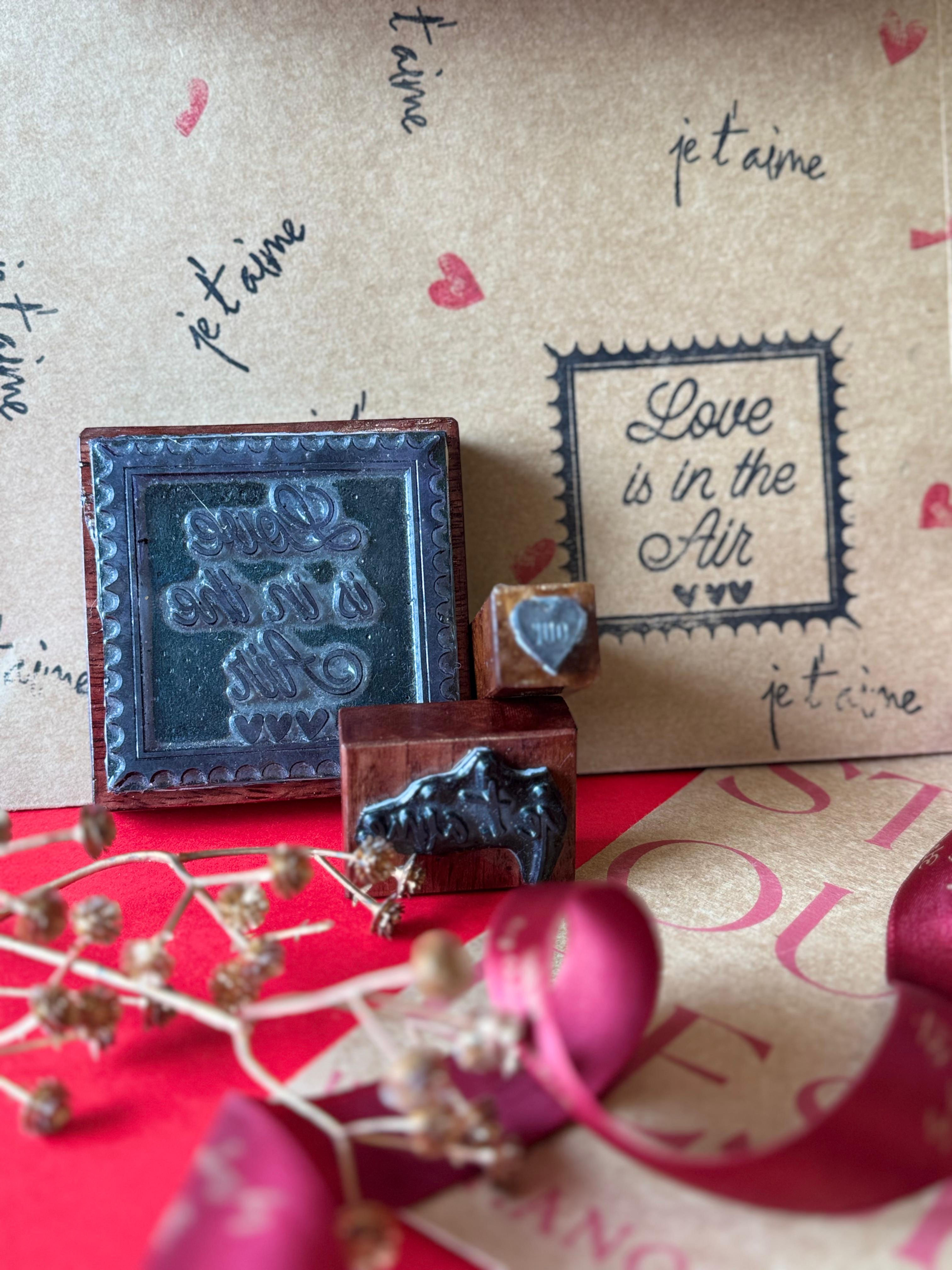'Love is in the Air' Ink Stamp