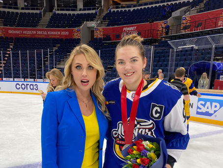 Anna Shokhina is on her bright way to the Ottawa Charge.