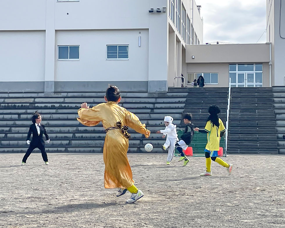 またまたミイラがロングシュートを放ったーー!!ミイラすごい!!