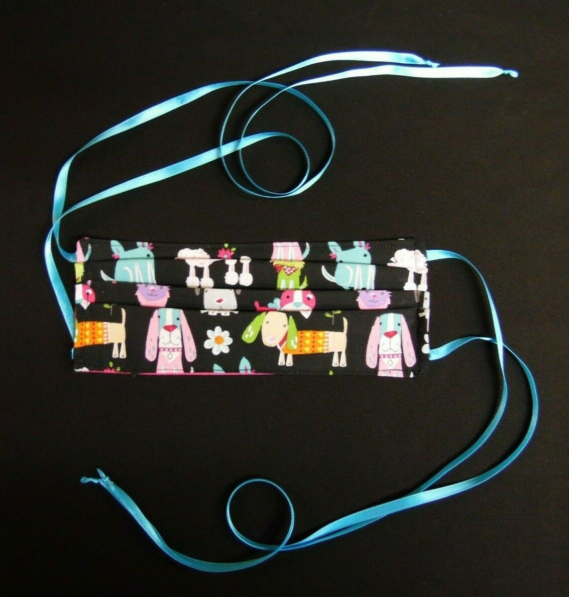 100% COTTON USA ADULT Designer Custom Fashion Face Mask Cats/Dogs Reversible