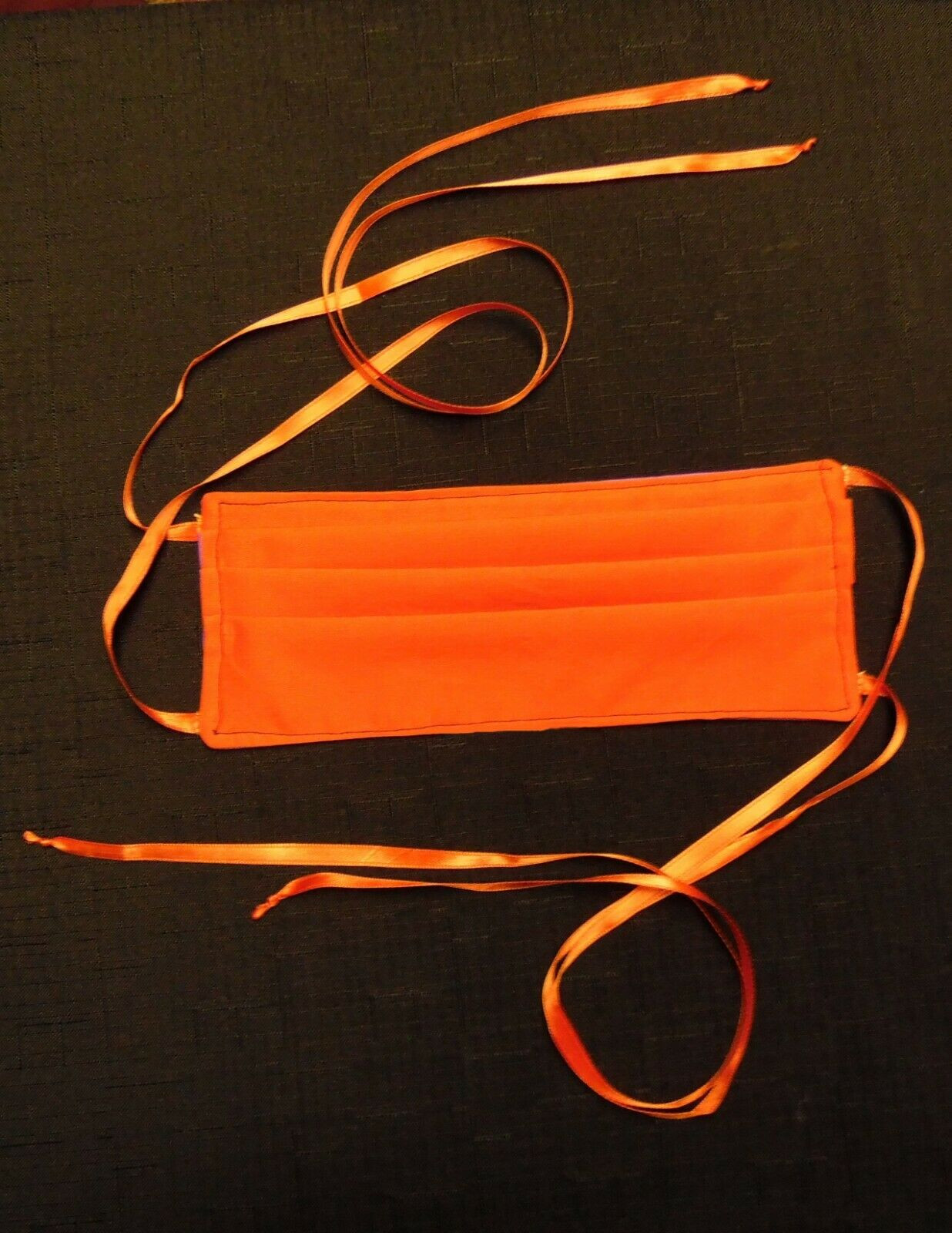 100% COTTON USA ADULT Designer Custom Fashion Face Mask Orange/Purple Reversible