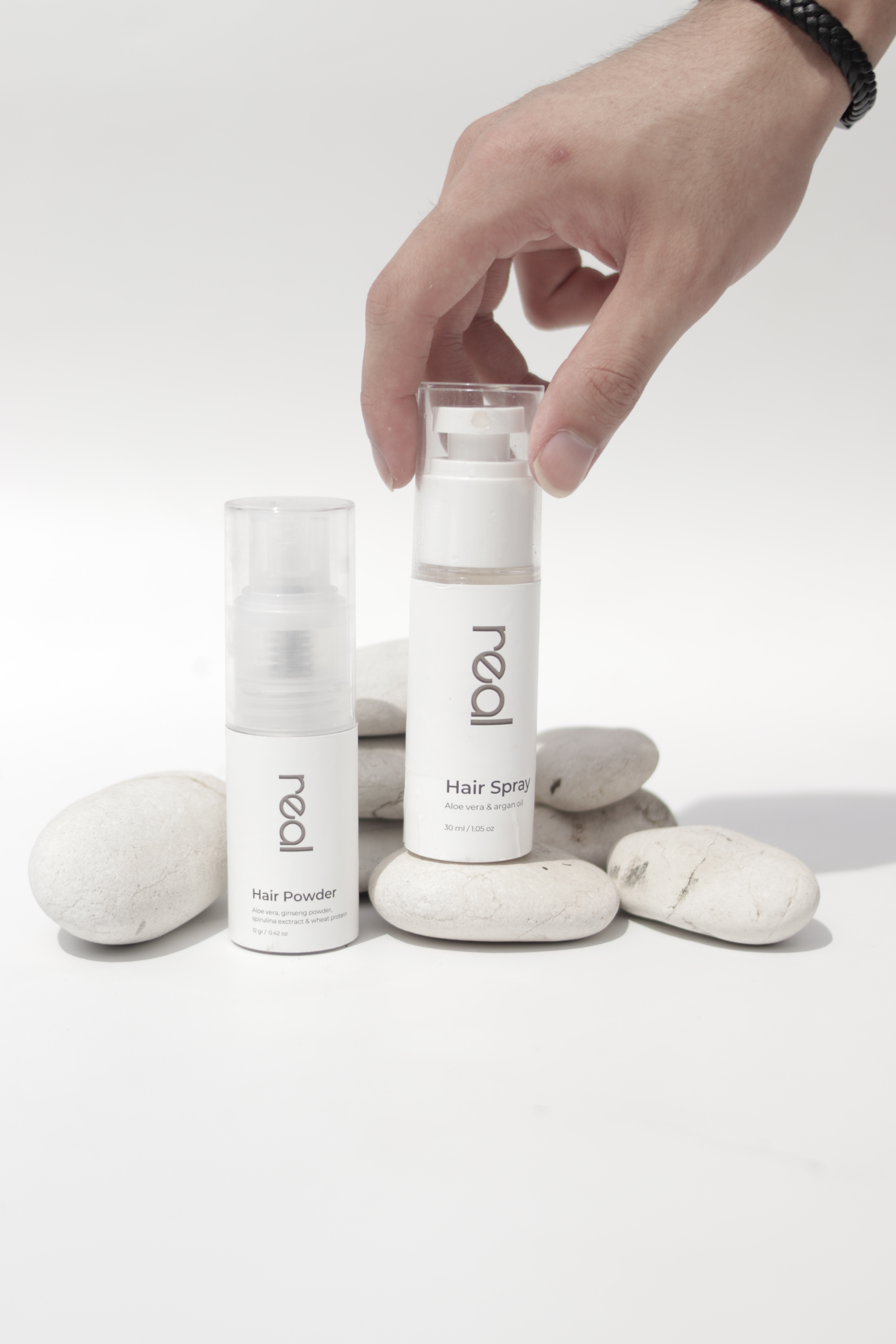 REAL 2 in 1 Hair Styling - 2in1 Hair Powder & Hair Spray
