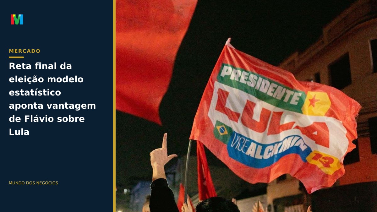 Reta final da eleição modelo estatístico aponta vantagem de Flávio sobre Lula