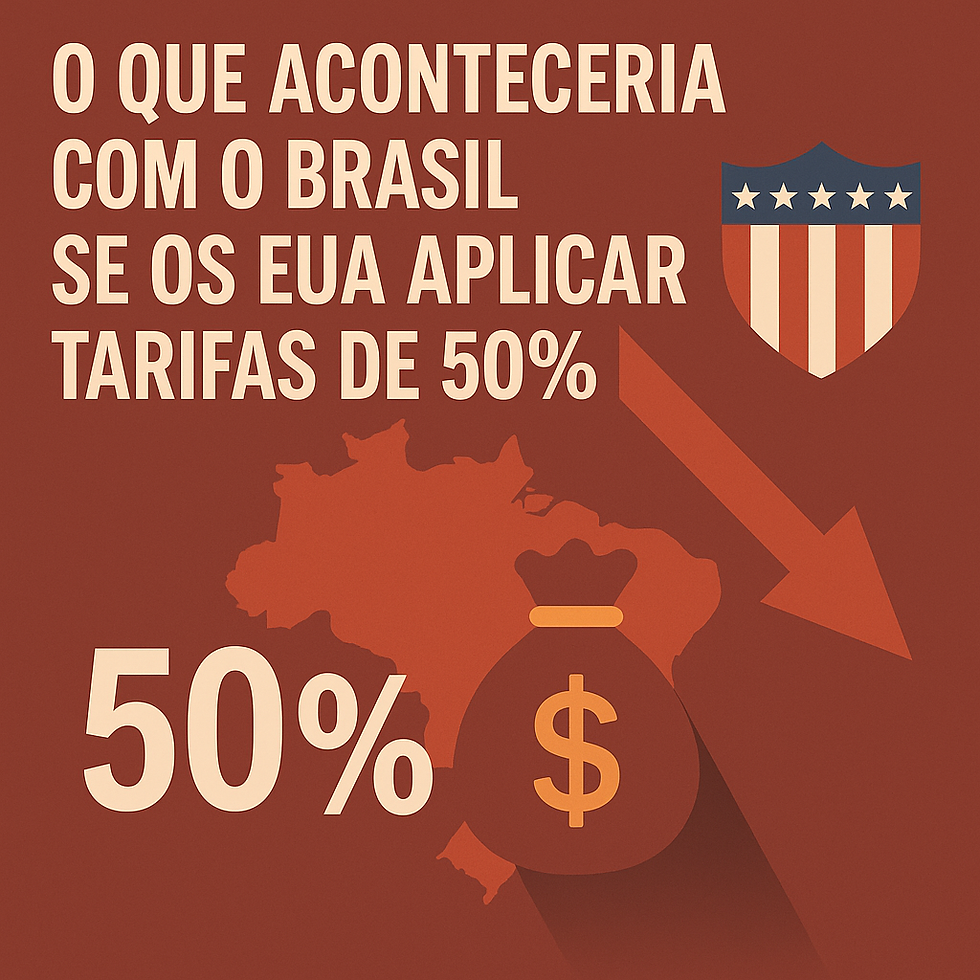 Tarifa 50 % dos EUA para o brasil