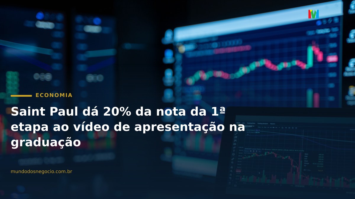 Saint Paul dá 20% da nota da 1ª etapa ao vídeo de apresentação na graduação