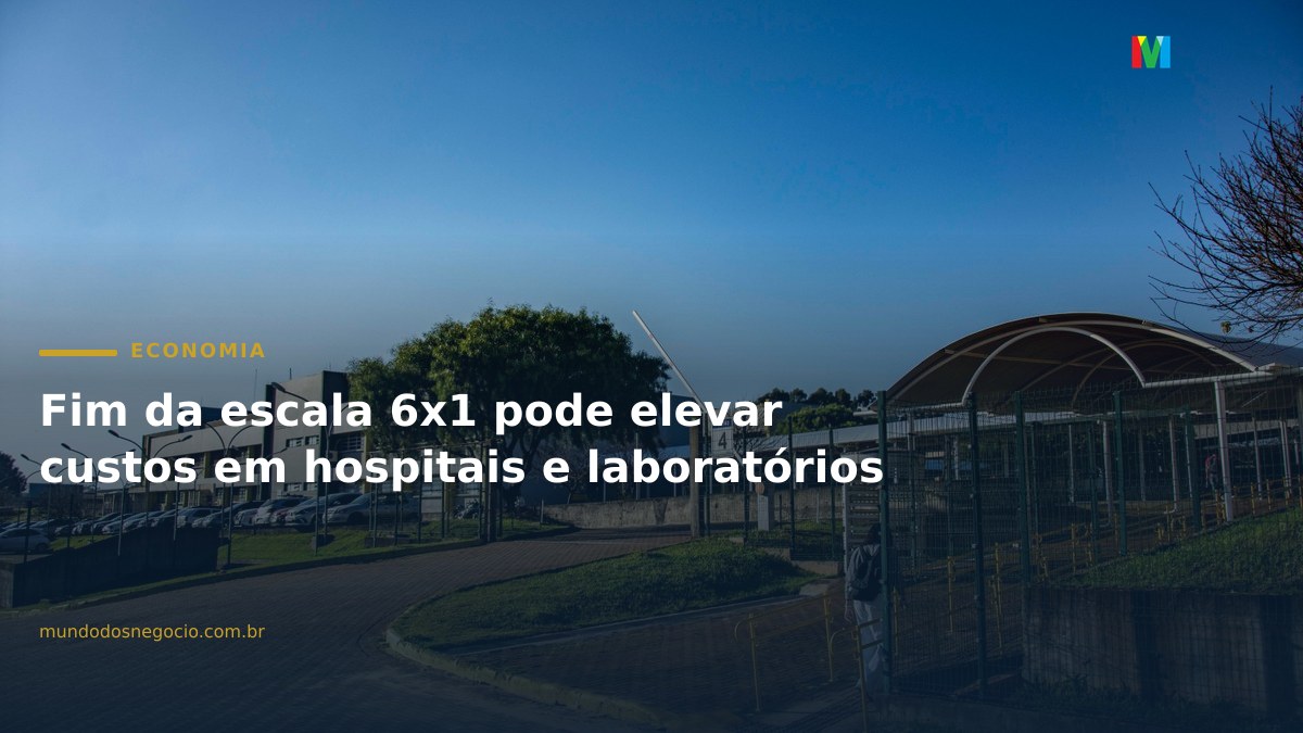 Fim da escala 6x1 pode elevar custos em hospitais e laboratórios
