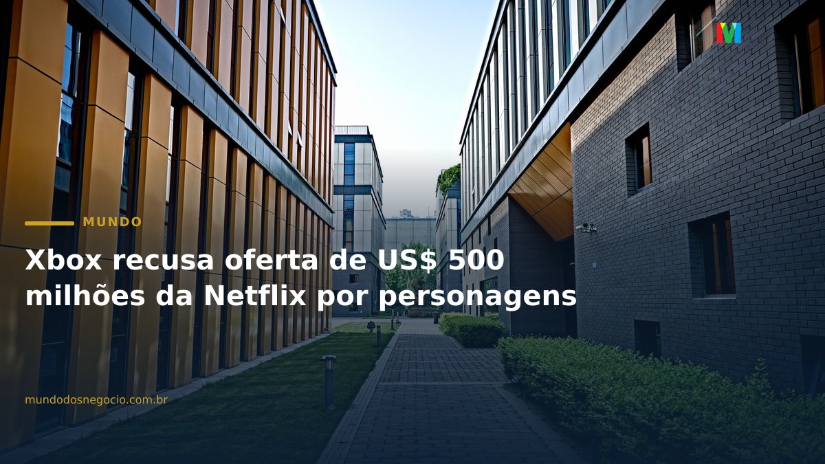 Xbox recusa oferta de US$ 500 milhões da Netflix por personagens