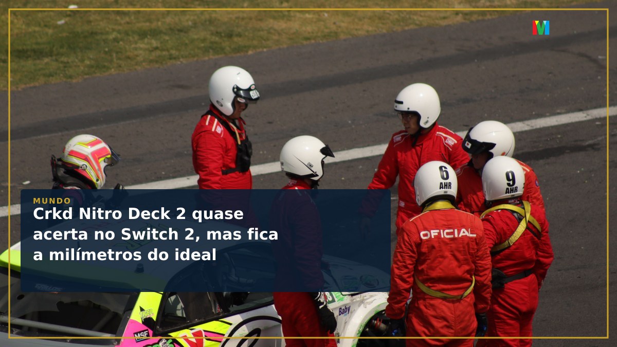 Crkd Nitro Deck 2 quase acerta no Switch 2, mas fica a milímetros do ideal