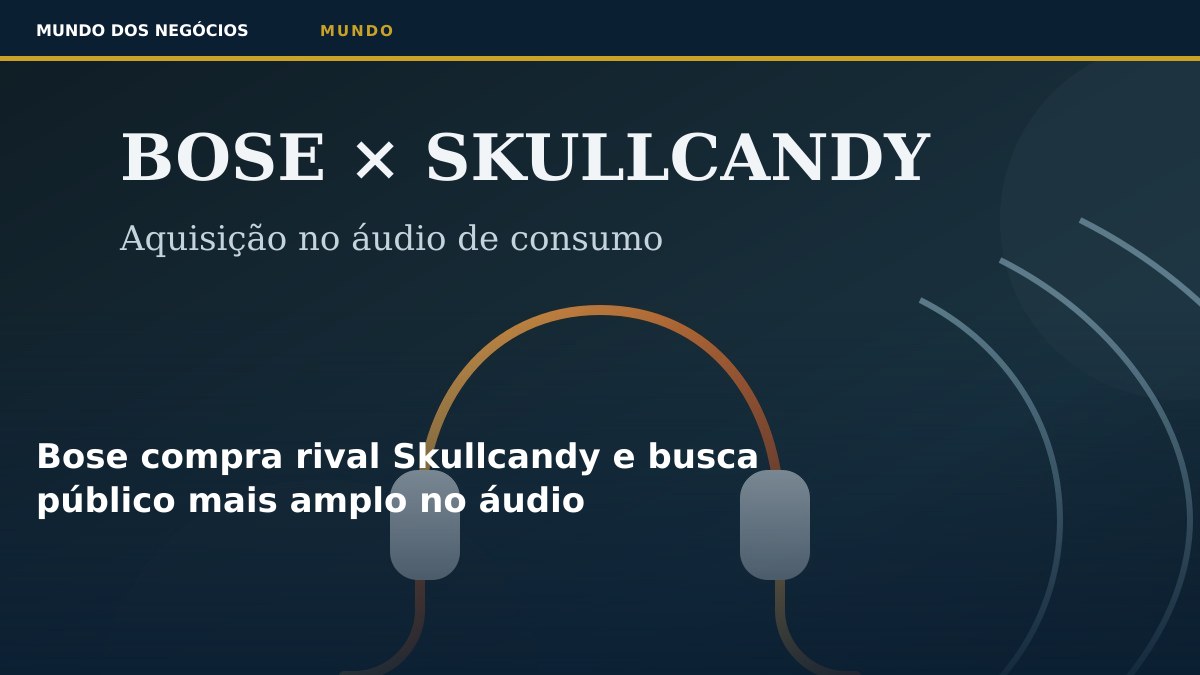 Bose compra rival Skullcandy e busca público mais amplo no áudio
