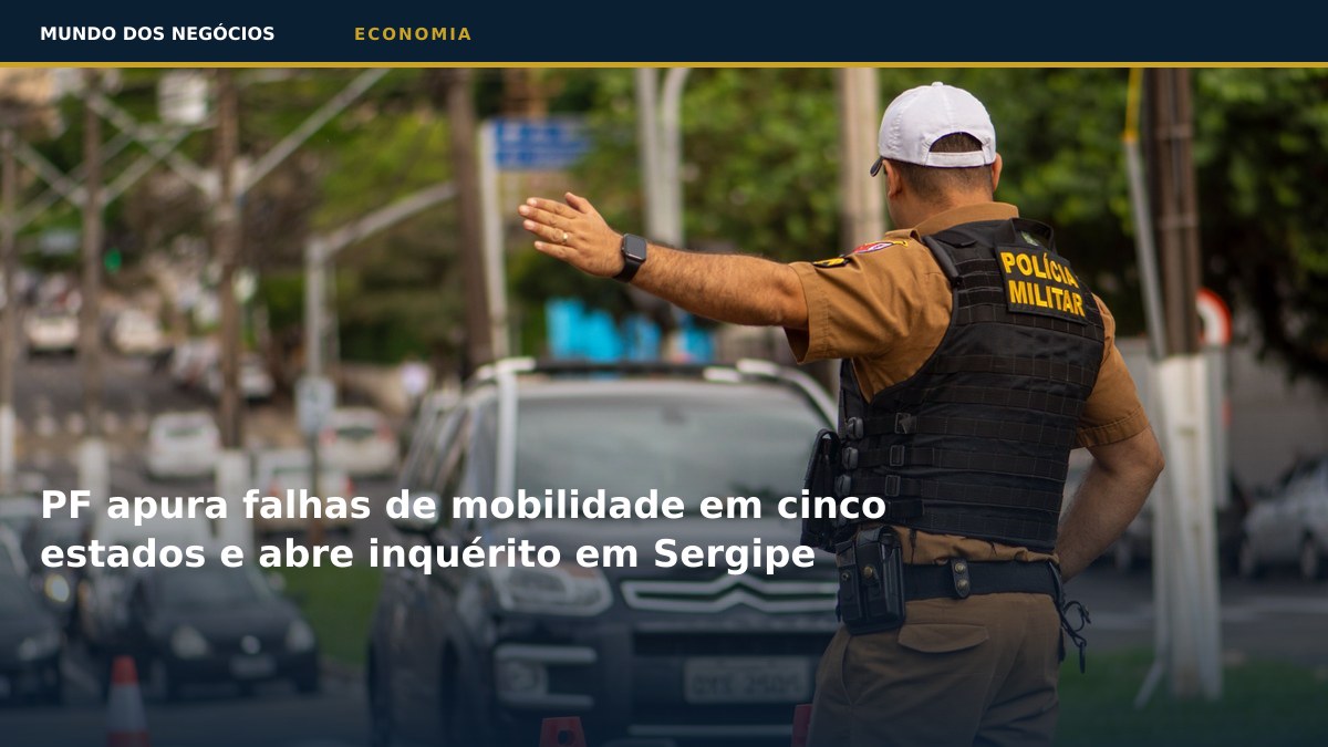 PF apura falhas de mobilidade em cinco estados e abre inquérito em Sergipe