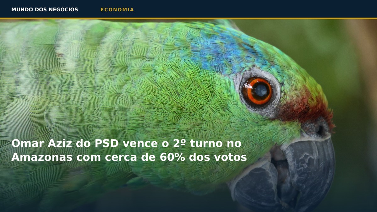 Omar Aziz do PSD vence o 2º turno no Amazonas com cerca de 60% dos votos