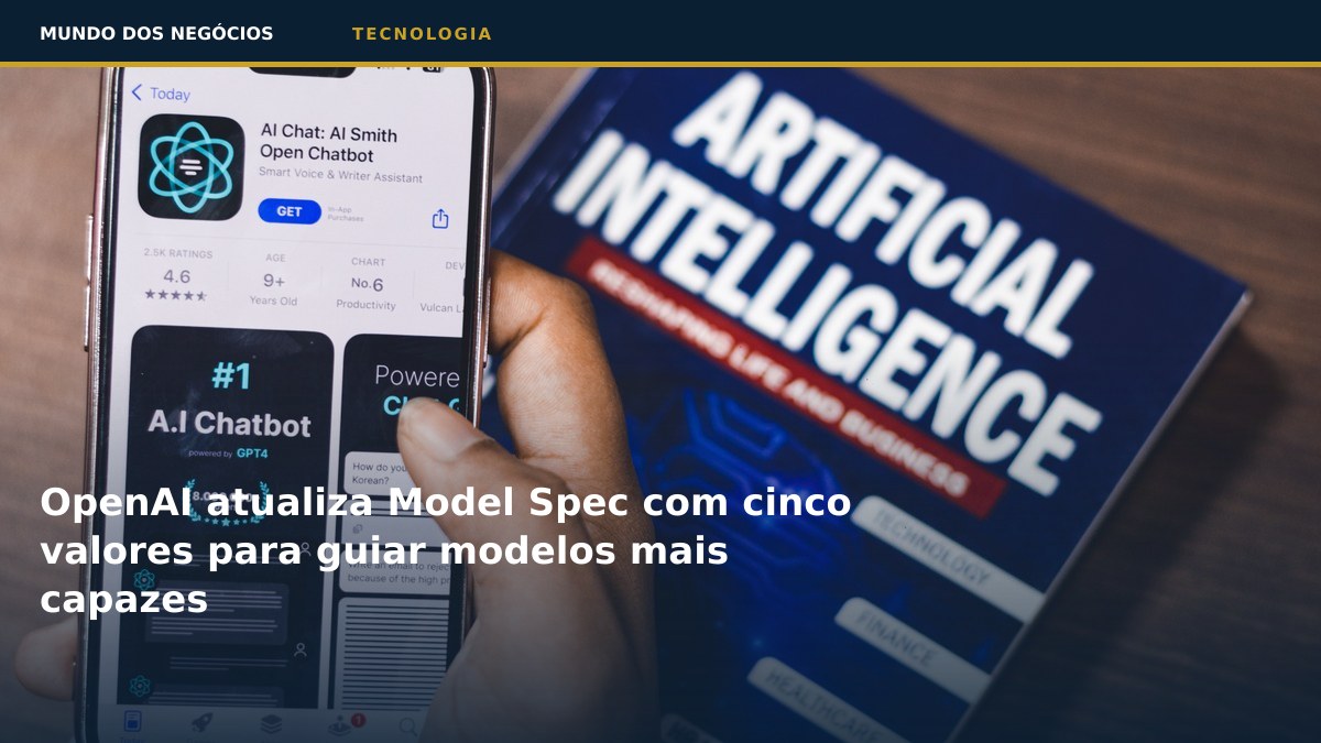OpenAI atualiza Model Spec com cinco valores para guiar modelos mais capazes
