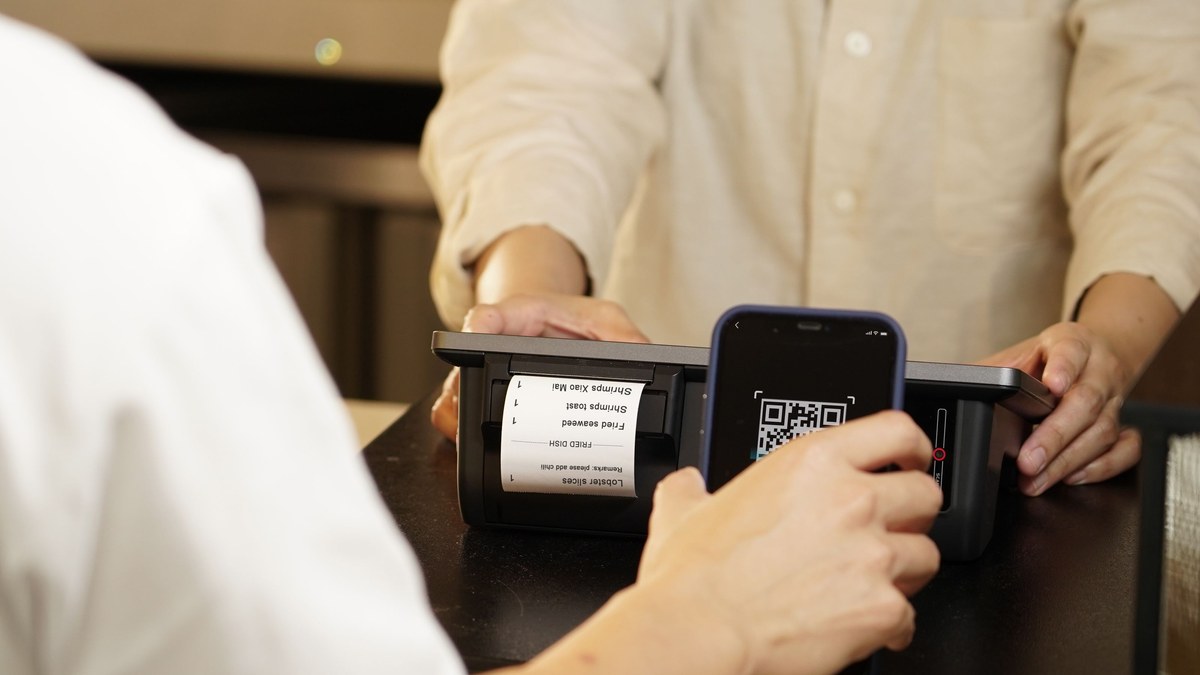 Pagamento por QR code em ponto de venda