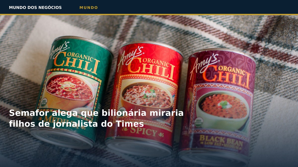 Semafor alega que bilionária miraria filhos de jornalista do Times