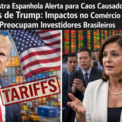 Ex-Ministra Espanhola Alerta para Caos Causado por Tarifas de Trump: Impactos no Comércio Global Preocupam Investidores Brasileiros