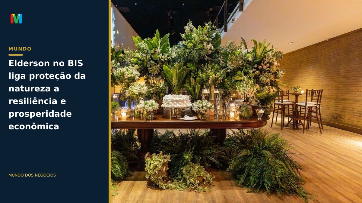 Elderson no BIS liga proteção da natureza a resiliência e prosperidade econômica