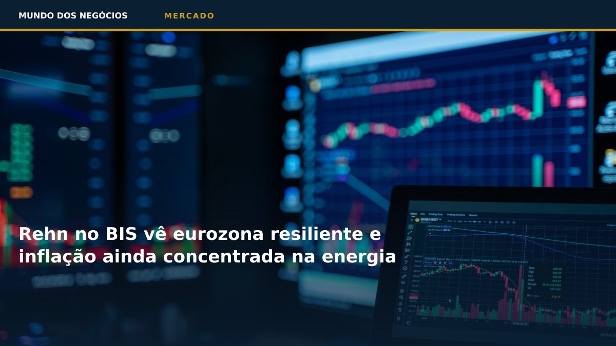 Rehn no BIS vê eurozona resiliente e inflação ainda concentrada na energia
