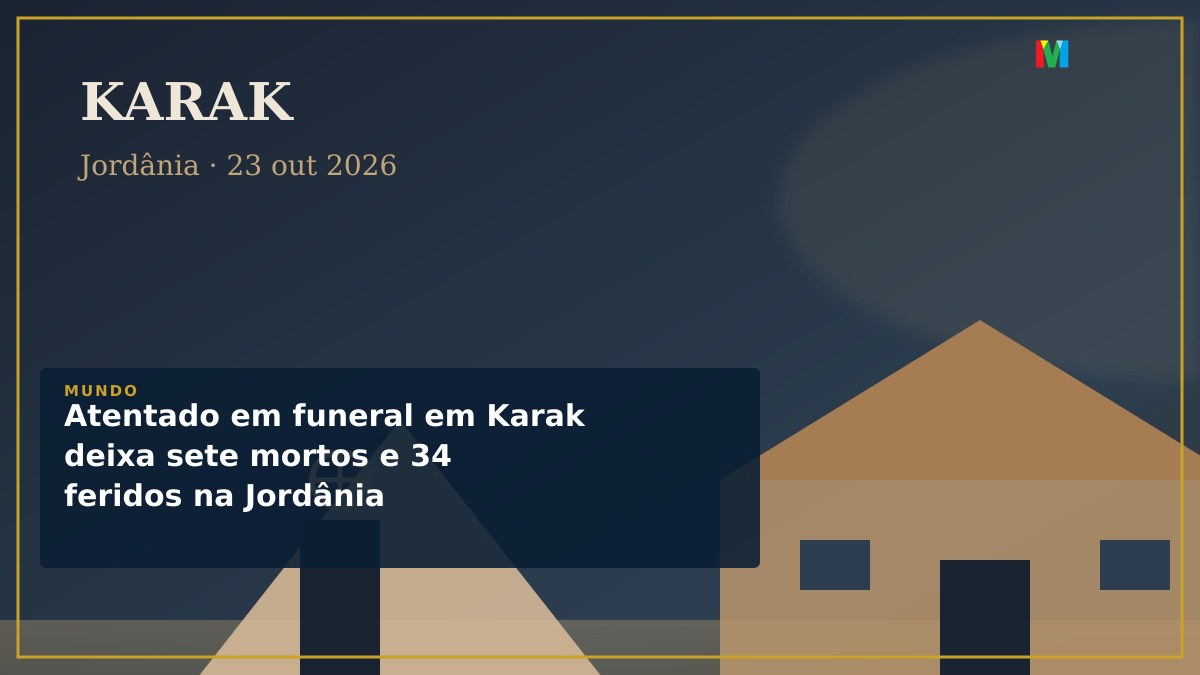 Atentado em funeral em Karak deixa sete mortos e 34 feridos na Jordânia