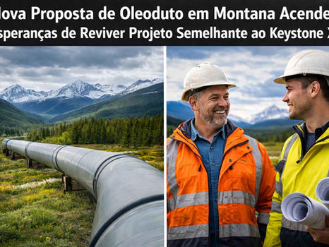 Nova Proposta de Oleoduto em Montana Acende Esperanças de Reviver Projeto Semelhante ao Keystone XL