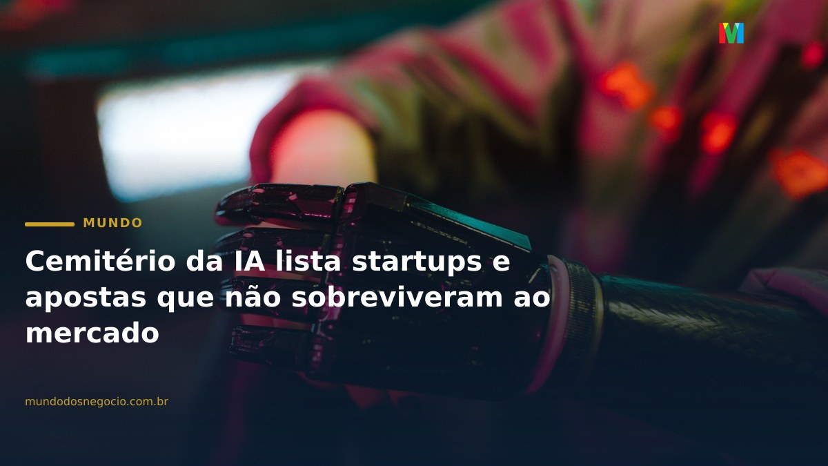 Cemitério da IA lista startups e apostas que não sobreviveram ao mercado