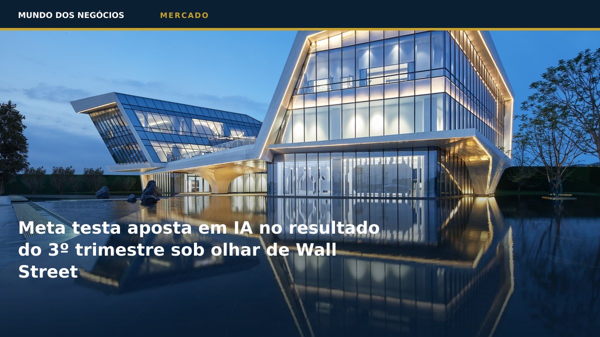 Meta testa aposta em IA no resultado do 3º trimestre sob olhar de Wall Street