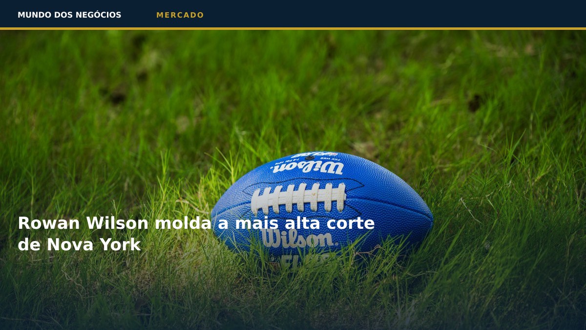 Rowan Wilson molda a mais alta corte de Nova York