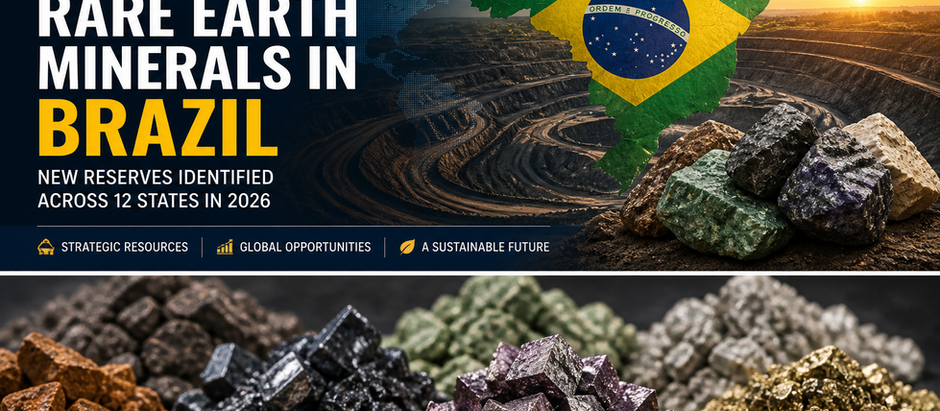 Rare Earth Minerals in Brazil: New Reserves Identified Across 12 States in 2026