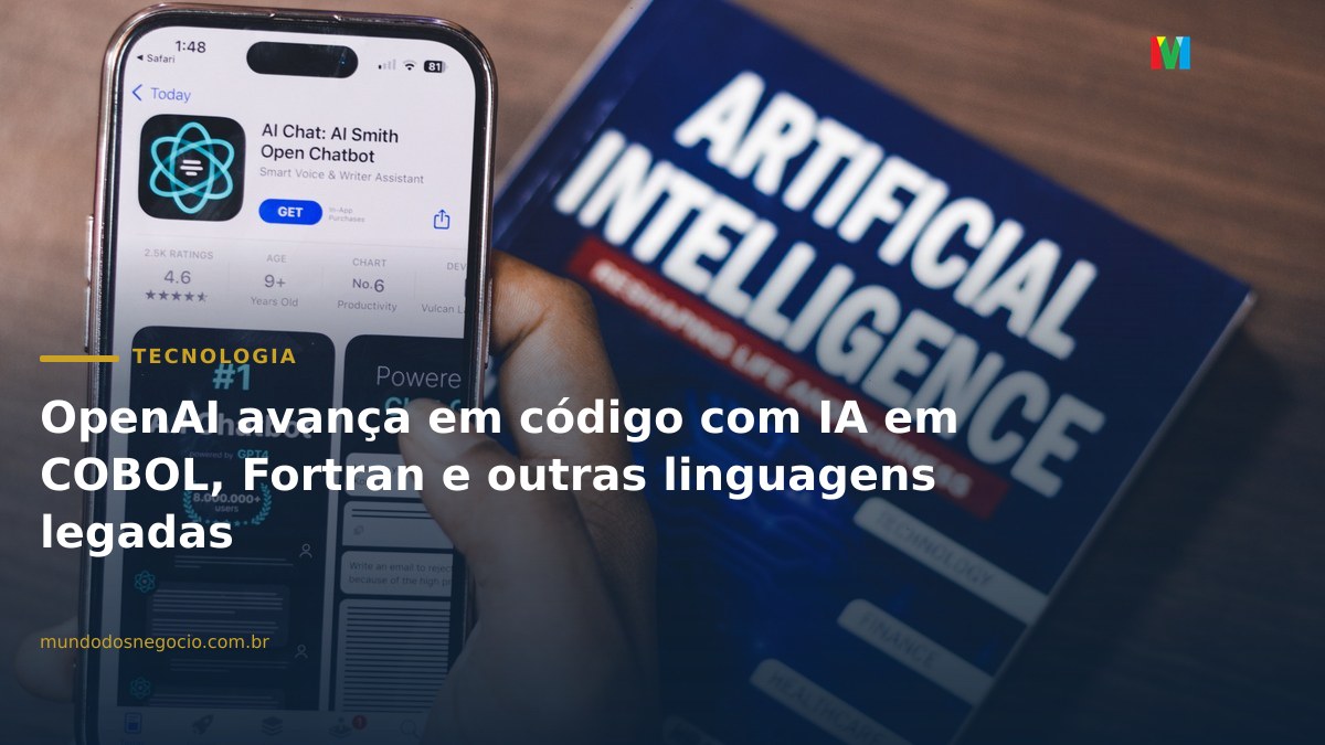OpenAI avança em código com IA em COBOL, Fortran e outras linguagens legadas
