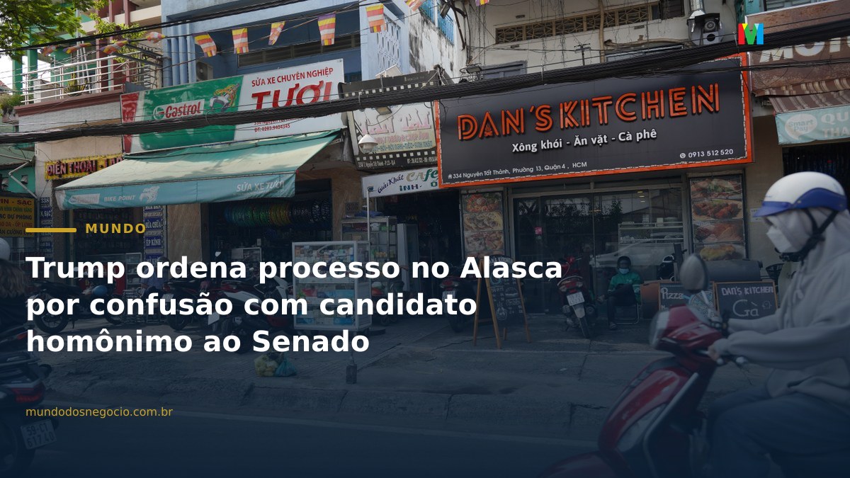Trump ordena processo no Alasca por confusão com candidato homônimo ao Senado