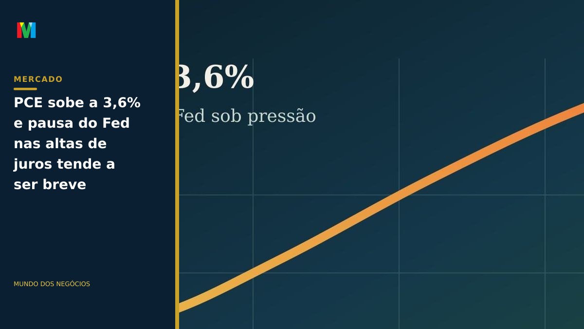 PCE sobe a 3,6% e pausa do Fed nas altas de juros tende a ser breve
