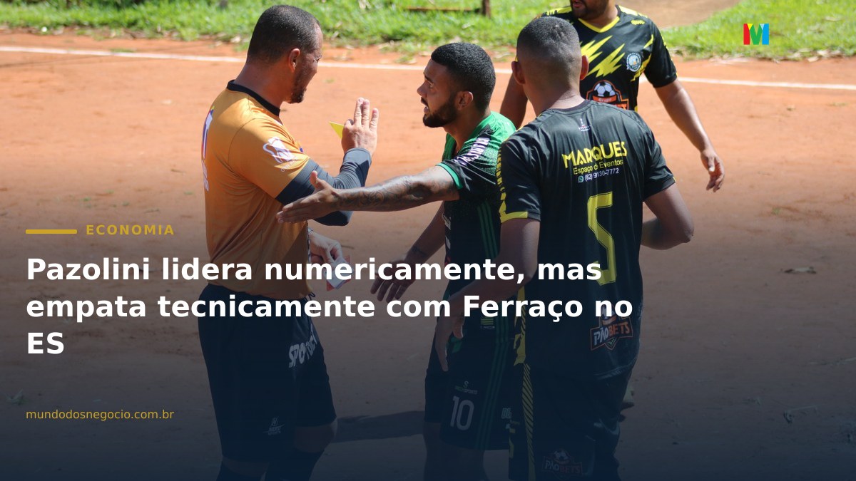 Pazolini lidera numericamente, mas empata tecnicamente com Ferraço no ES