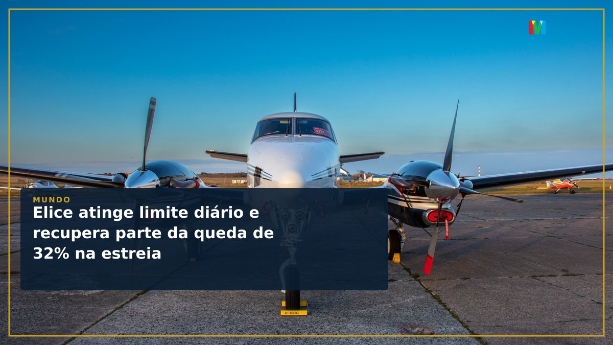 Elice atinge limite diário e recupera parte da queda de 32% na estreia