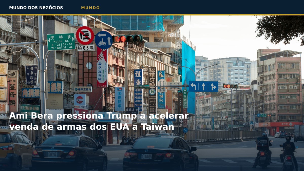 Ami Bera pressiona Trump a acelerar venda de armas dos EUA a Taiwan