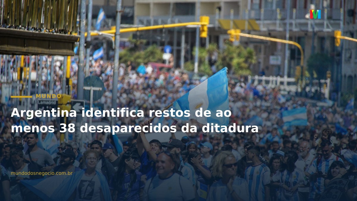 Argentina identifica restos de ao menos 38 desaparecidos da ditadura