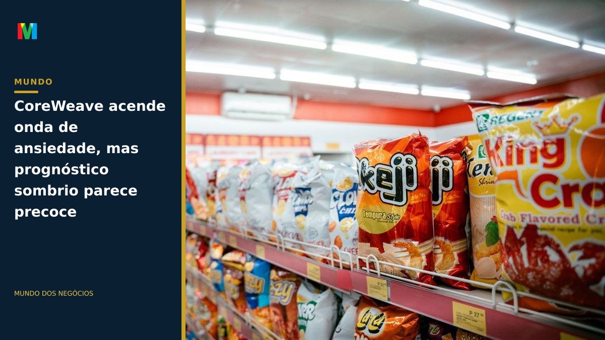 CoreWeave acende onda de ansiedade, mas prognóstico sombrio parece precoce