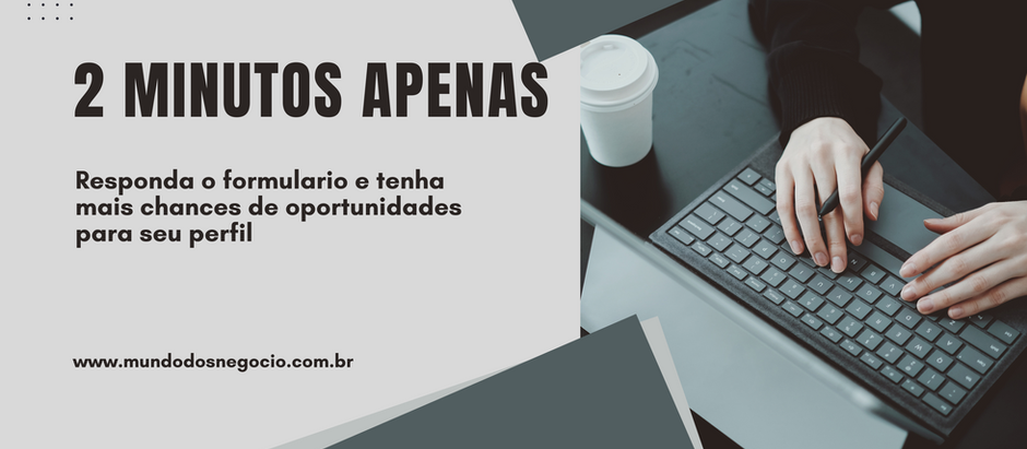 Procurando emprego? Responda essa pesquisa e aumente suas chances!