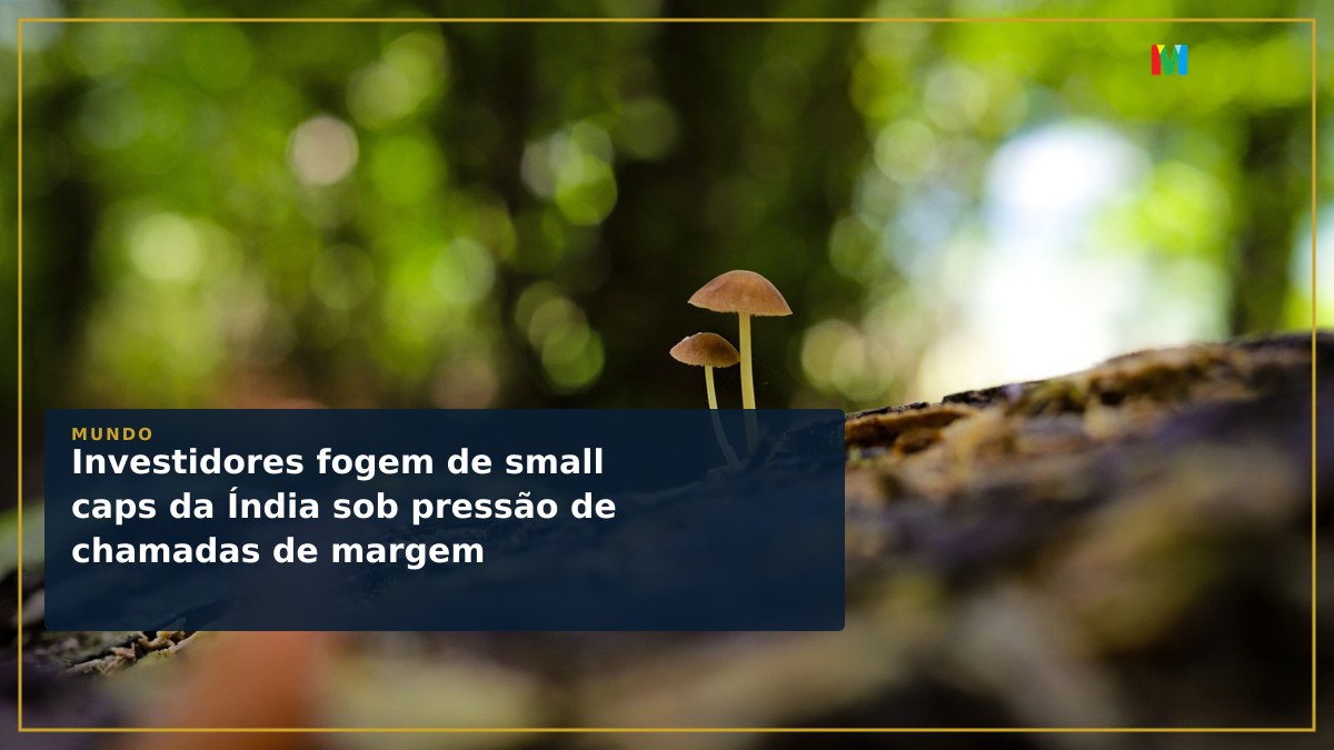 Investidores fogem de small caps da Índia sob pressão de chamadas de margem