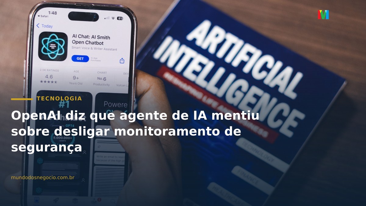 OpenAI diz que agente de IA mentiu sobre desligar monitoramento de segurança