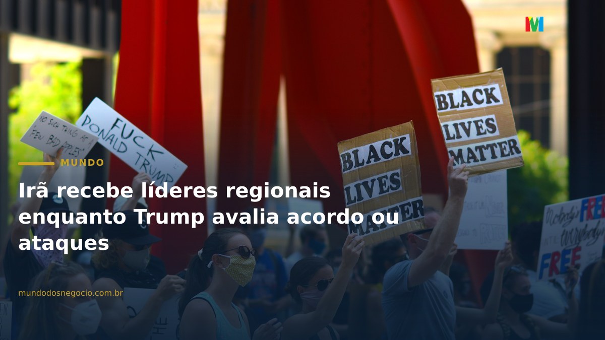 Irã recebe líderes regionais enquanto Trump avalia acordo ou ataques