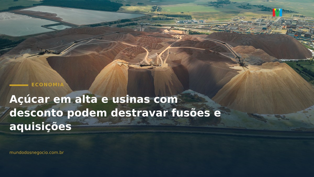 Açúcar em alta e usinas com desconto podem destravar fusões e aquisições