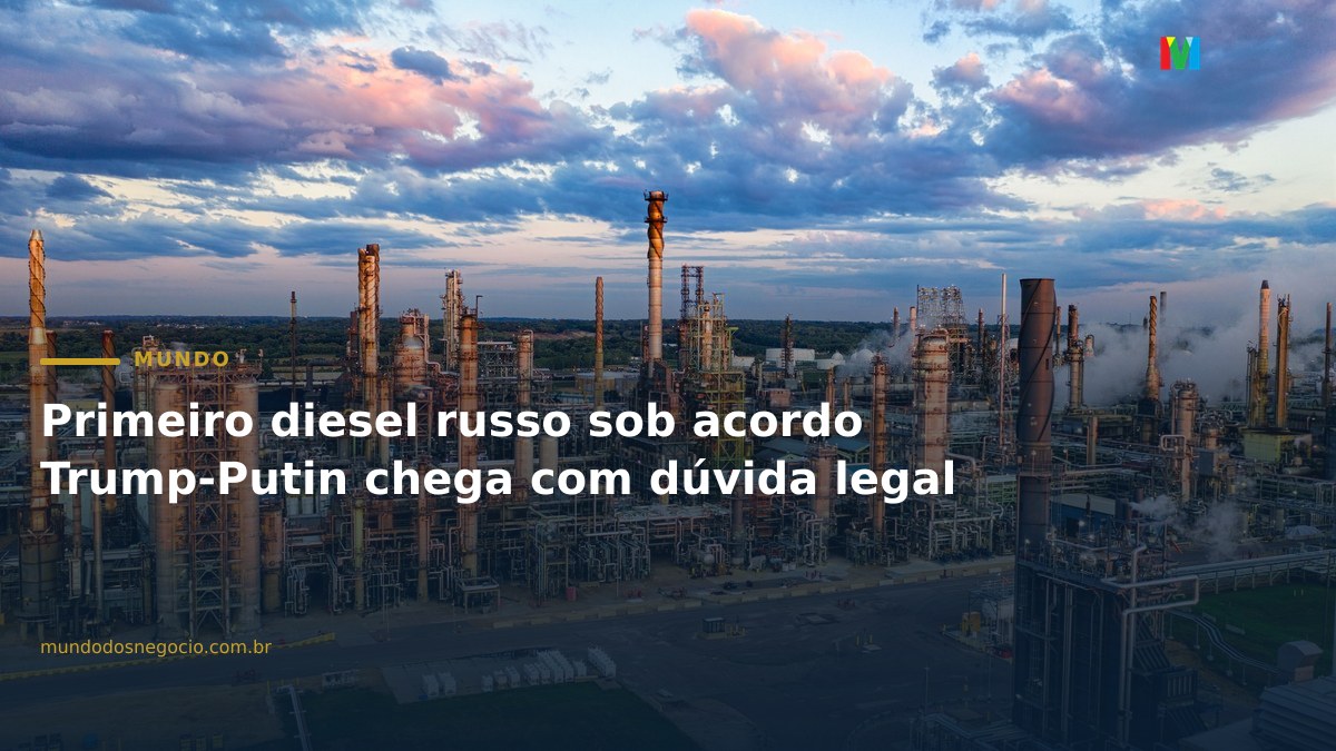 Primeiro diesel russo sob acordo Trump-Putin chega com dúvida legal
